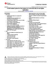 CC2530F128RHAR datasheet.datasheet_page 1