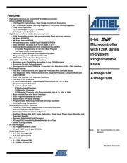 ATMEGA128-16MU 数据规格书 1