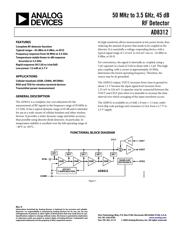 AD8312 datasheet.datasheet_page 1