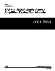 TPA711MSOPEVM 数据规格书 1