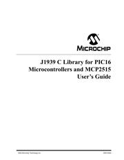 MCP2515-I/SO 数据规格书 1