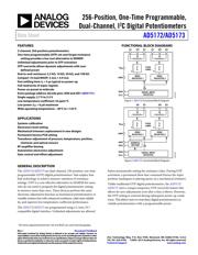 AD5172BRMZ50 datasheet.datasheet_page 1