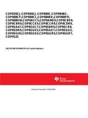 COP8SBR9HVA8/NOPB datasheet.datasheet_page 1