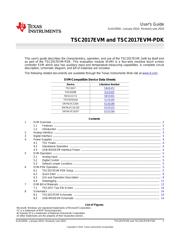 TSC2017EVM 数据规格书 1