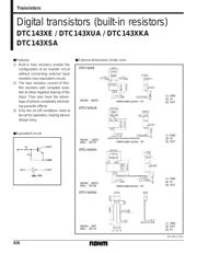 DTC143XUA 数据规格书 1