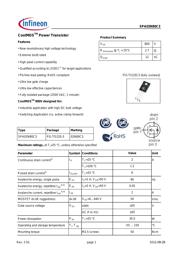 SPA03N60C3 datasheet.datasheet_page 1