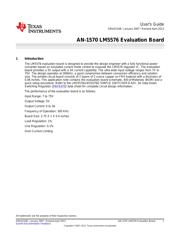 LM5576EVAL/NOPB 数据规格书 1