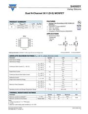SI4202DY-T1-GE3 数据规格书 1