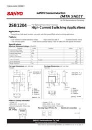 2SB1204S-TL-E 数据规格书 1