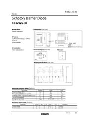 RB521ZS-30T2R 数据规格书 1
