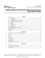 BQ24610EVM 数据规格书 1