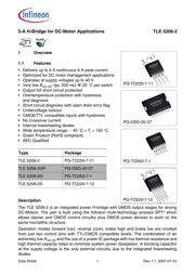 TLE52062AKSA1 数据规格书 1