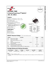 FDC642P_F085 datasheet.datasheet_page 2