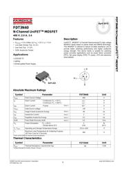 FDT3N40TF datasheet.datasheet_page 1