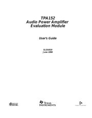 TPA152EVM 数据规格书 2