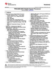 TMS320C6452 datasheet.datasheet_page 1