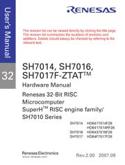 HD6417014F28V 数据规格书 3