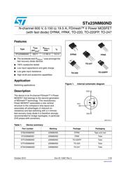 STP23NM60ND datasheet.datasheet_page 1