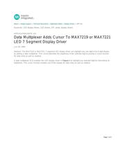MAX7221CWG 数据规格书 1