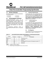PIC18F2423-E/ML 数据规格书 1