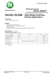 2SC3648S-TD-E datasheet.datasheet_page 1