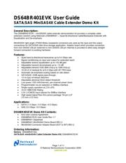 DS64BR401EVK/NOPB datasheet.datasheet_page 1
