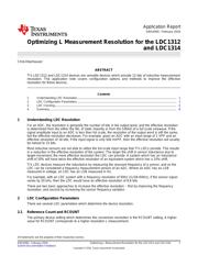 LDC1314EVM 数据规格书 1