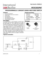 IR3313SPBF 数据规格书 1