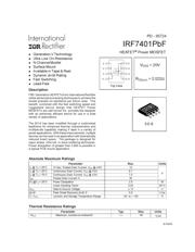 IRF7401PBF 数据规格书 1
