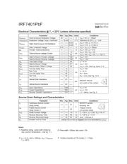 IRF7401PBF 数据规格书 2