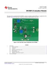 DRV8871EVM 数据规格书 1