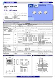 Q33210BE00010 SG-210SEB 27 MHZ C 数据规格书 1