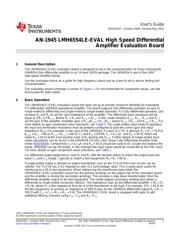 LMH6554LE-EVAL/NOPB 数据规格书 1