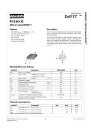 FDB44N25TM datasheet.datasheet_page 1