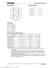 TC74VHC86FT datasheet.datasheet_page 2