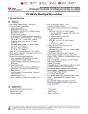 MSP430F6638IZQWT 数据规格书 1