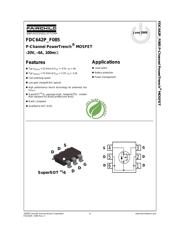 FDC642P_F085 datasheet.datasheet_page 1