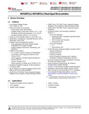 MSP430F5131IRSBR datasheet.datasheet_page 1