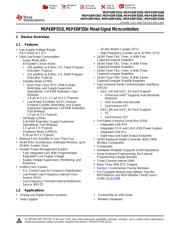 MSP430F5505IRGZR datasheet.datasheet_page 1