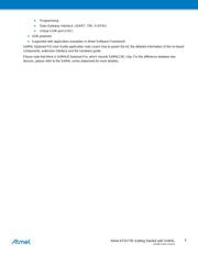 ATSAM4LS4CA-CFU 数据规格书 5