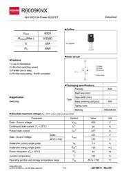 R6009KNX datasheet.datasheet_page 1