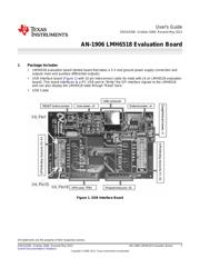 LMH6518SQEVK/NOPB 数据规格书 1
