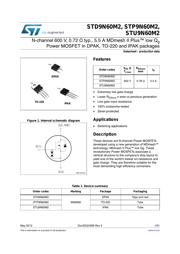 STD9N60M2 数据规格书 1