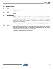 ATTINY13-20SSU 数据规格书 3