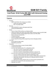 ATSAMD21J17D-MU 数据规格书 1
