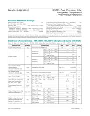 MAX9015AEKA+ 数据规格书 2