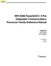 MPC8306CVMADDCA 数据规格书 1