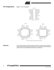 ATMEGA8535L-8JU 数据规格书 2