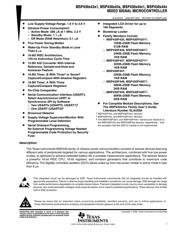 MSP430F4361 数据规格书 1