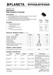 BFR91 Datasheet PDF page 1